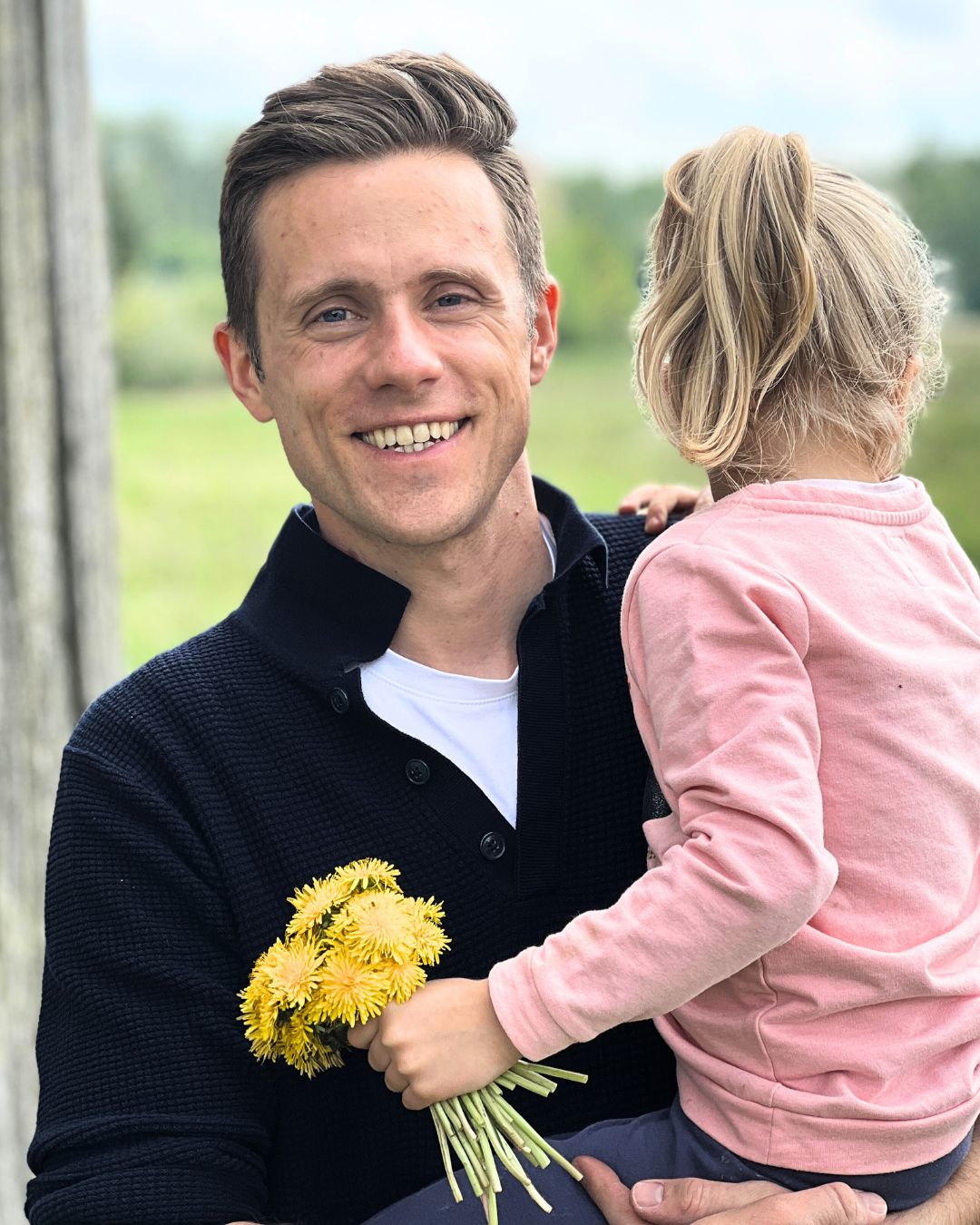 Mariusz Mrzygłód z córką Hanią